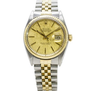 Pre-Owned Rolex Oystersteel & 18K  yellow gold Datejust 36mm